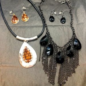 Lot of Paparazzi Jewelry-Necklace & Earring Sets